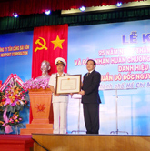 Tân Cảng Sài Gòn đón nhận Huân Chương Độc Lập hạng Ba 
