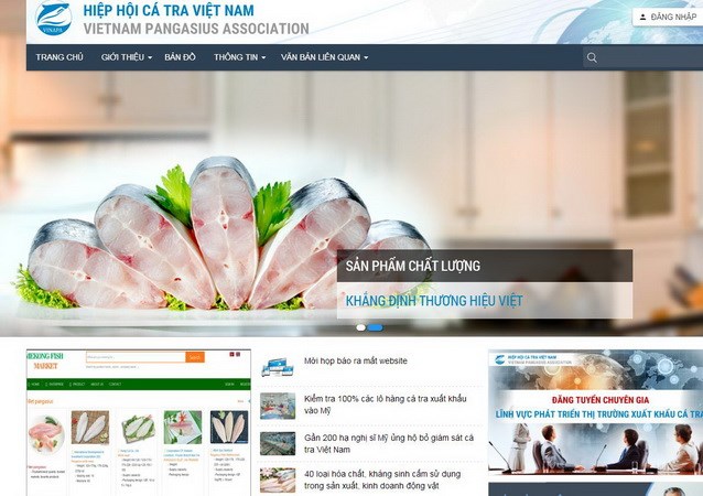 RA MẮT DỰ ÁN THƯƠNG MẠI ĐIỆN TỬ VÀ BẢN ĐỒ VÙNG NUÔI CÁ TRA