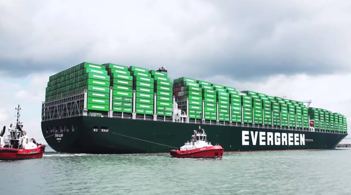 Evergreen tuyên bố tổn thất chung cho tàu Ever Forward bị mắc cạn ở Vịnh Chesapeake