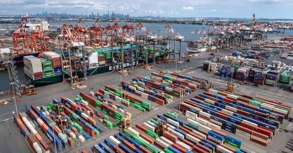 Sản lượng container tiếp tục tăng mạnh ở các cảng Bờ Đông Bắc Mỹ