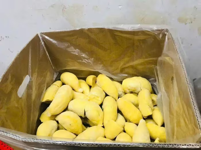 Xuất khẩu lô sầu riêng cấp đông đầu tiên qua cửa khẩu quốc tế Thanh Thủy
